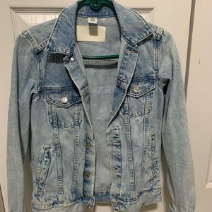 Light wash denim jacket|H&M